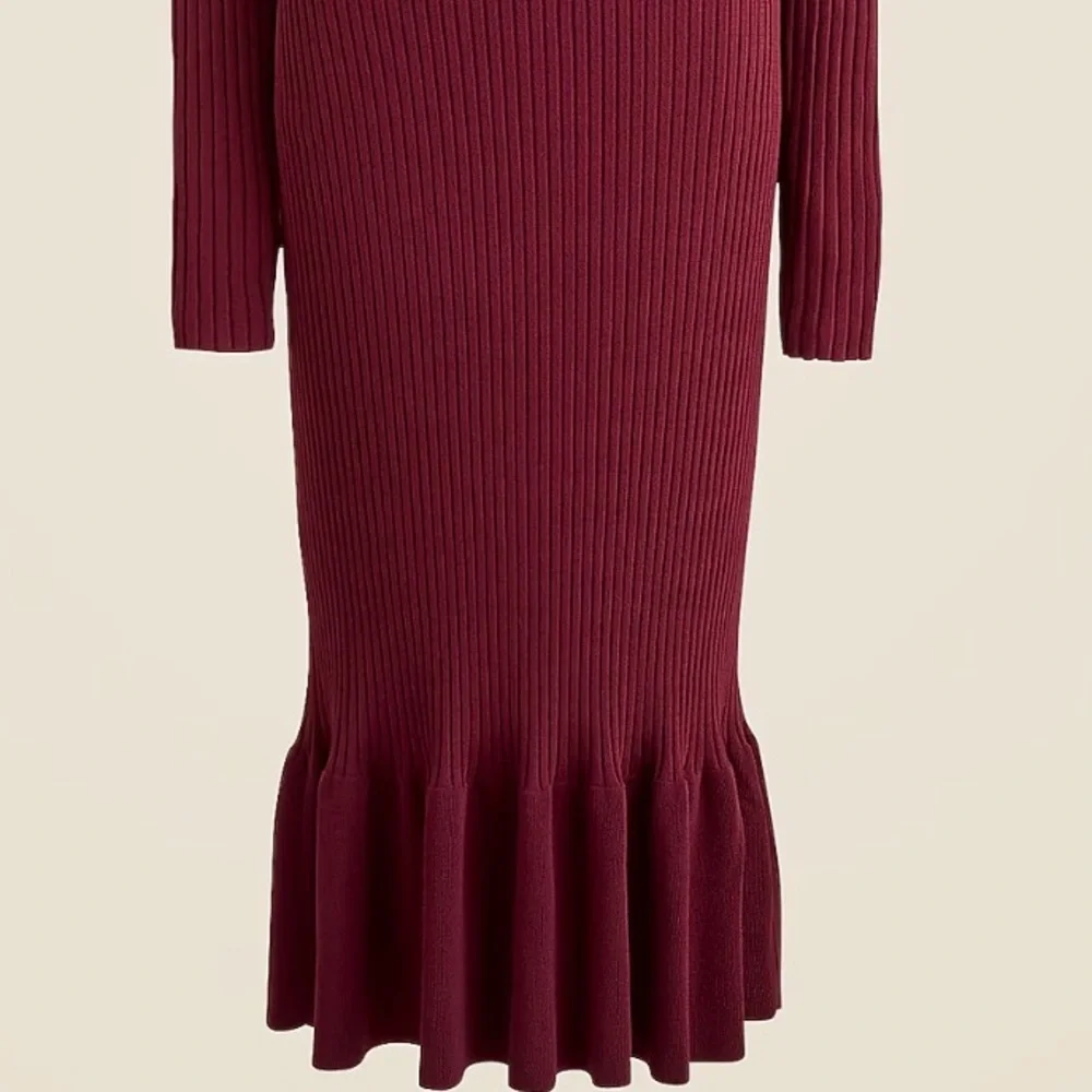 J.Crew Super-stretch ruffle sweater-dress - Picture 7 of 13